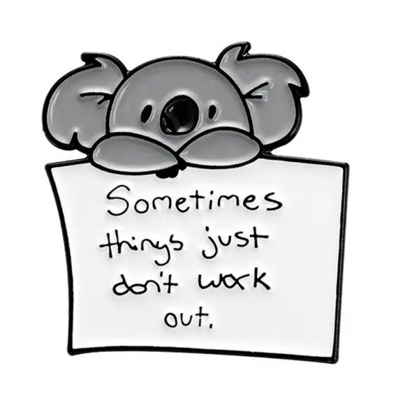 1 LEFT‼️ Empathy Koala Pin Australian Mental Health Therapy Inspiration Brooch - Picture 1 of 6